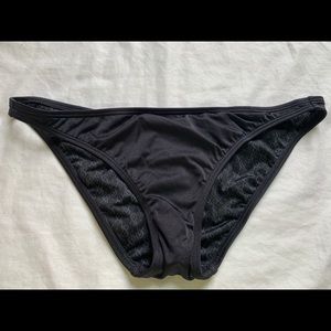 Victoria’s Secret black ruched bikini bottom